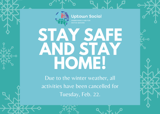 All Activities have been cancelled for Feb. 15